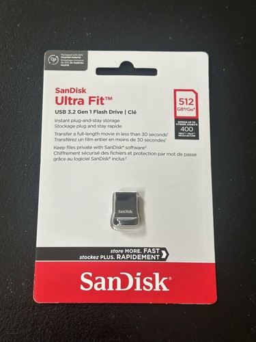 Sandisk 512 ultra fit flash - sandisk,